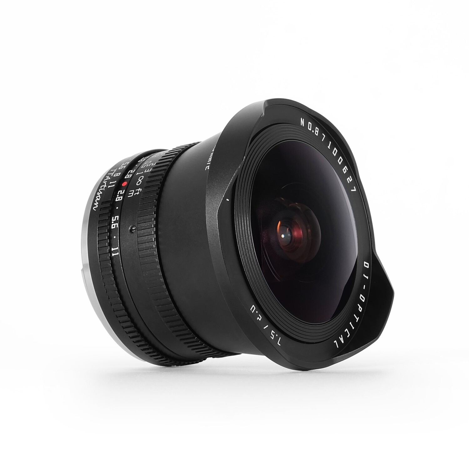 Lente fisheye 7,5 milímetros